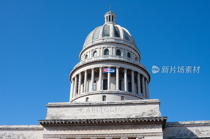 古巴哈瓦那的El Capitolio圆顶